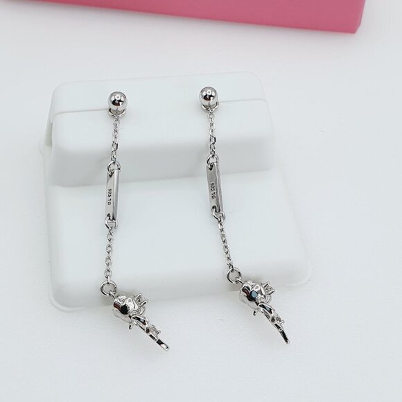 "925 Sterling Silver Cubic Zirconia Earrings, U19254684 - Picture 11 of 11